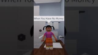 Here Is Why You Shouldnt Shower meme  BrookHaven RP  roblox shorts unicornakeesha109 [upl. by Beauregard]