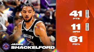 Jaden Shackelford Goes Off for CAREERHIGH 41 PTS amp 11 3PM vs Clippers [upl. by Haley]