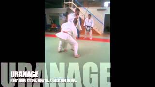 URANAGE JUDO Rear Throw [upl. by Mccully]