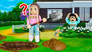 My Boyfriend Has A SECRET In His Backyard I Exposed It Roblox Bloxburg [upl. by Netsoj]