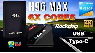 H96 Max Rockchip RK3399 Hexa Core Android 60 4K TV Box [upl. by Sonitnatsnok]