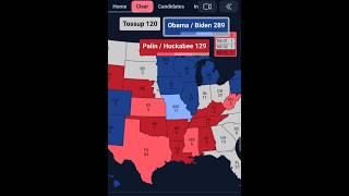 Alternate 2008 Election if Republicans nominated Sarah Palin presidentialelection [upl. by Oruntha818]