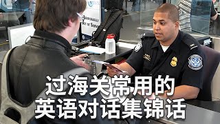 常用的机场过海关英语对话集锦（中英字幕）Customs English Listening and Speaking Practice  機場過海關英語會話 [upl. by Kone961]