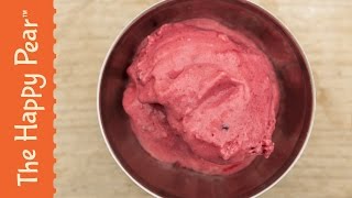 Homemade Sorbet Recipe  Takes less than 2 minutes to make  The Happy Pear [upl. by Eveleen348]