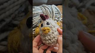 I tried to make those cottagecore crochet hen🐔 it went fine [upl. by Ahsaetan]