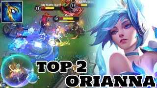 Wild Rift Orianna  Top 2 Orianna Best Orianna players Rank Grandmaster [upl. by Adianez]