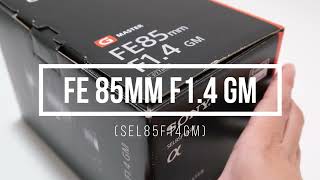 SONY ソニー FE 85mm F14 GM SEL85F14GM 並品 [upl. by Eirolav]