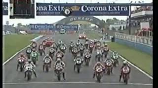 SBK 2001 Donington  gara 2 parte 1 [upl. by Motteo]