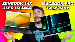 MacBook Pro 14 M2 Max vs Zenbook 14X OLED UX3404 2023 [upl. by Hallock]