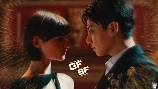 Gf Bf song edit l feat jungkook l standing next to you mv l [upl. by Arratahs]