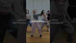 ITZY  Gold Dance Practice mirrored metronome counts 84bpm ✦ [upl. by Aissert]