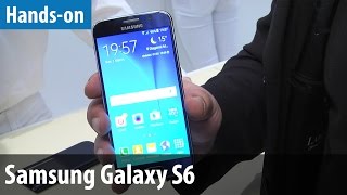 Samsung Galaxy S6  Handson  Erster Test  deutsch  german [upl. by Dranyam374]