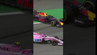 WHEN A LAPPED CAR CRASHED INTO THE LEADER f1 [upl. by Spracklen661]