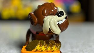 Mad Dog beware dont take his favourite Gold Chocolate Coins🤣😂scary dog funnytoy asmr toys [upl. by Inait]