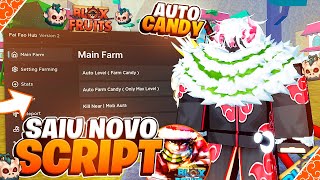 CORRE🤯 EXECUTOR FLUXUS e SCRIPT BLOX FRUITS PARA CELULAR  AUTO CANDY🍬   PEGANDO TUDO 🔥 [upl. by Anitsej]