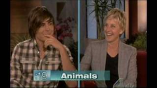 Zac Efron on Ellen Degeneres Show [upl. by Culliton173]