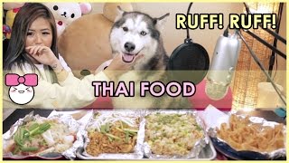 THAI FOOD FEAST  MUKBANG [upl. by Ardnahcal990]