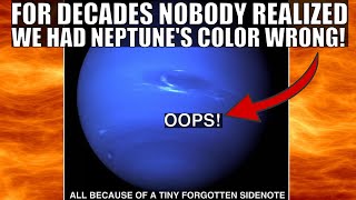 Oopsy We Were Wrong About Neptunes Color This Whole Time [upl. by Aekim]