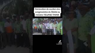 Côte divoire Présidence du PDCIRDA les militants de la région du Gbêkê choisissent Tidjane Thiam [upl. by Ettennor898]