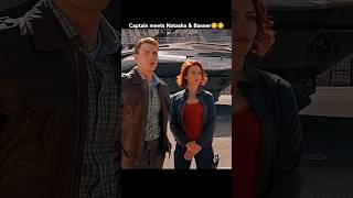 Captain meets Natasha Romanoff and Bruce Banner to search Tesseract 😊😊shorts ytshorts marvel [upl. by Joni663]