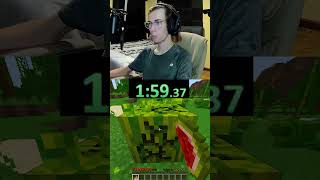 I Tried Speedrunning Golden Leggings minecraft gaming [upl. by Elburt759]