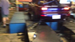 703 RWHP 13BREW RX7 at PRT Performance Motec M84 Full Bridge backfire [upl. by Eseela]