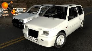 BeamNGDrive Mod  Lada Oka VAZ1111 Belka Tuned Crash test [upl. by Llered21]