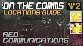 Destiny 2 On the Comms Location Guide x4 Red Legion Communication locations [upl. by Lette]