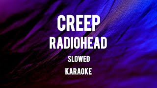 Radiohead  Creep  Karaoke  Slowed [upl. by Jana472]