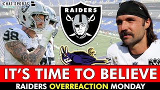 Gardner Minshew CAN Lead LV To The Playoffs Raiders Rumors amp Overreaction Monday After Ravens Game [upl. by Enaitsirk463]