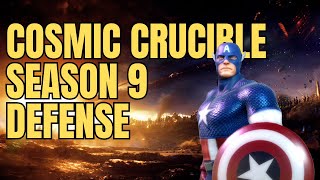 Season 9 Cosmic Crucible Defense Marvel Strike Force Marvel Strike Force MSF [upl. by Anirroc409]