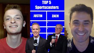 Top 5 Sportscasters W Zach Parnes [upl. by Chee426]