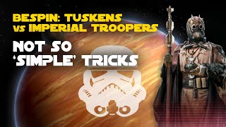 Bespin Tuskens vs Imperial Troopers Galactic Challenge  SWGOH GC X [upl. by Hgieleak]