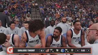 【2K25 NBA Full】Cleveland Cavaliers vs Dallas Mavericks Current [upl. by Garihc]