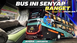 PERTAMA KALI NAIK BUS SLEEPER JETBUS 5 ADI PUTROKAGET BANGET‼️Trip JeparaJakarta with Berlian Jaya [upl. by Naira317]