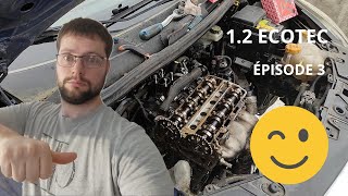 Changer un joint de culasse HS sur Opel Corsa 12 ECOTEC essence🚘⚙🛠🔧 partie 3 [upl. by Dugan]