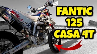 FANTIC MOTOR R 125 M CASA 4t  Full Scalvini Exhaust  TEST RIDE [upl. by Assenov]