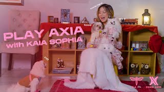 PLAY AXIA Filipina Idol plays with dogs while singing Sabrina Carpenter KAIA SOPHIA [upl. by Amado621]