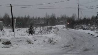 WHRC freight in snow 9 December 2008 [upl. by Edina]