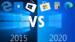 A Look Back at Windows 10 From 2015 1507 vs 2004 [upl. by Mike841]