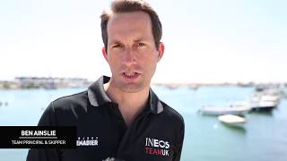 INEOS TEAM UK Ben Ainslie looks ahead to the GC32 Racing Tour in Lagos Portugal [upl. by Adnohral450]