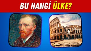 Ülke Tahmin Oyunu🌍🎌 Ülkelerin Popüler Yapıtları ve Yiyeceklerinden Ülkeleri Tahmin Edebilir Misin❓🤔 [upl. by Edora]