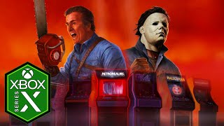 RetroRealms Arcade Ash vs Evil Dead amp Halloween Xbox Series X Gameplay Optimized [upl. by Acinomal390]