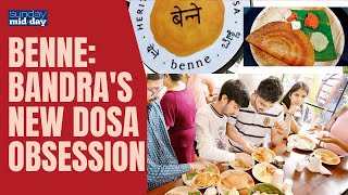 Exploring Benne Bandras Newest Food Craze  Heritage Bangalore Dosa Experience [upl. by Letizia]