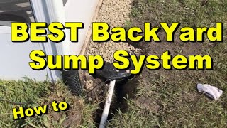 Build the BEST Backyard Sump System with 2 collections DIY [upl. by Naruq671]