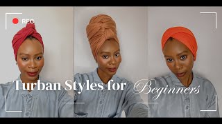 5 Easy Everyday Turban Styles for Beginners turban [upl. by Felic]