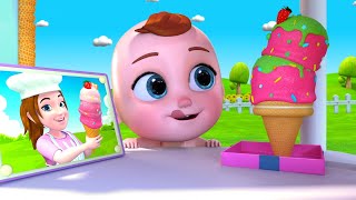 OO LA LA Baby Ice cream Song  BillionSurpriseToys [upl. by Adeuga]