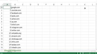 FREE Download Top 1 Million Sites List CSV Excel File [upl. by Weismann]