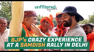 Bigotry 101  BJP’s Crazy Experience at a Samdish Rally in Delhi [upl. by Ulrikaumeko337]