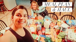 ALDI amp WALMART GROCERY HAUL FAMILY OF 6  MEAL PLANNING TIPS  THE SIMPLIFIED SAVER [upl. by Petronella]